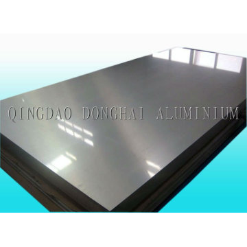 Plain aluminium sheets